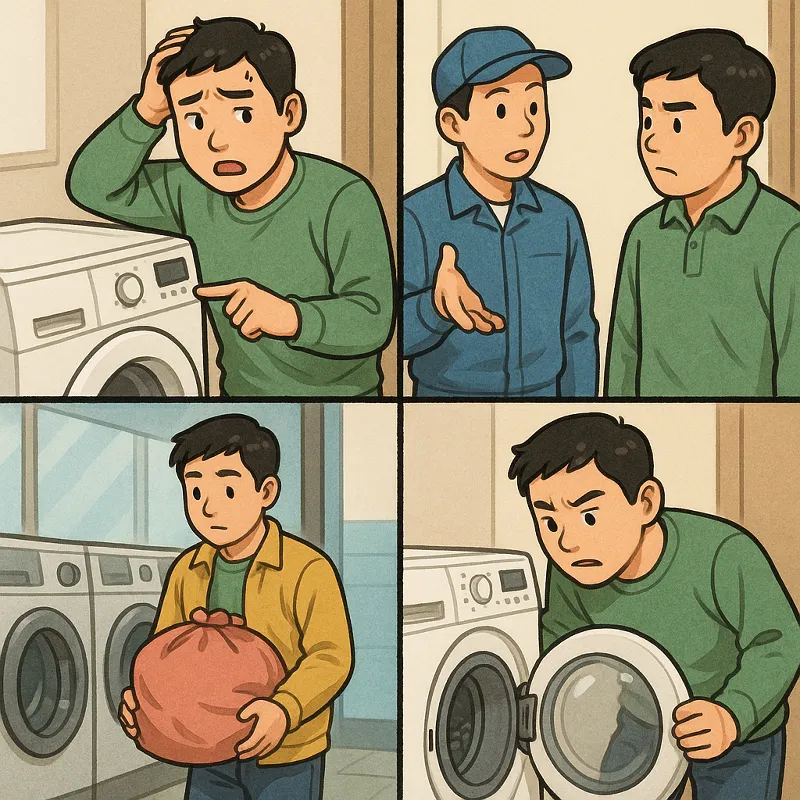 세탁기 고장 월세 감액 가능?
